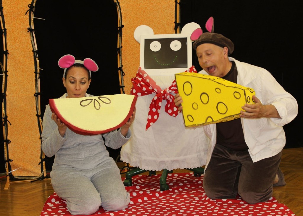 Theaterproben mit der Rennmaus...